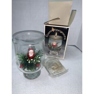 Vtg Flam Buoyants Floating Flame Candle Kit Santa Claus Christmas Decor 1979 NOS
